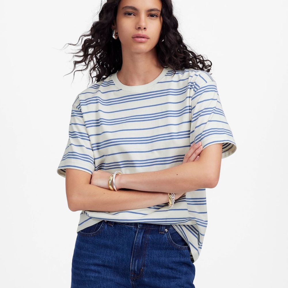 NWT Madewell Cotton Relaxed Oversized Tee